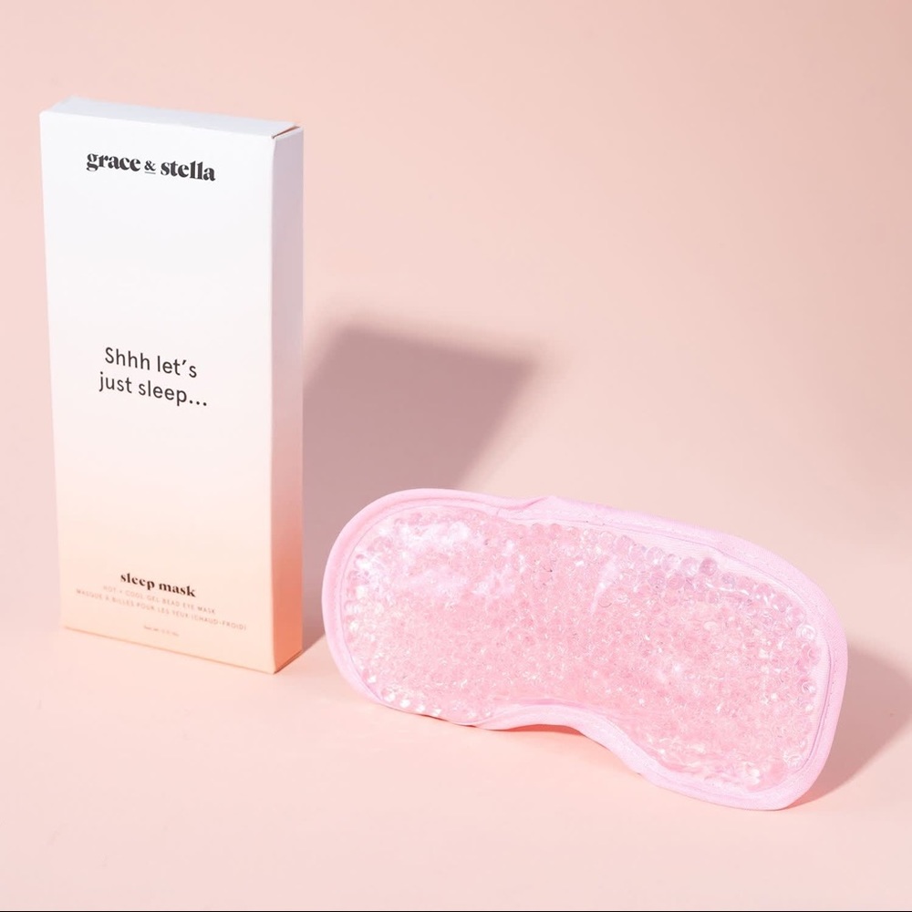 Shhh Let's Just Sleep...Hot + Cool Gel Bead Eye Sleep Mask